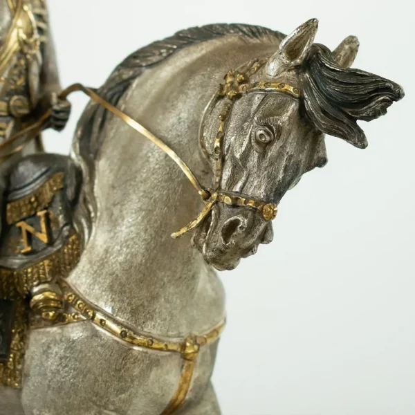 Bronze Sculpture "IMPERIAL FRENCH CUIRASSIER 1804" - Italian mid 19th Century - Image 6