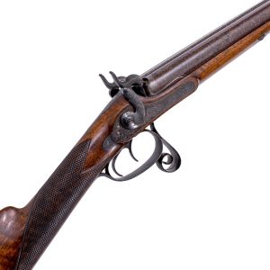 Fusil de chasse “H. SCELLIER À PARIS” à percussion CAL 12