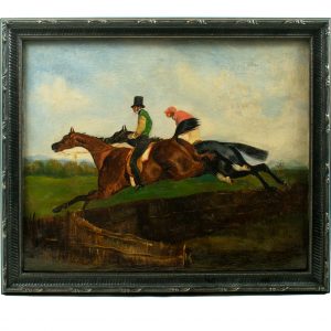 La Petite Course No. 9 - Alfred de Dreux, 19eme siecle