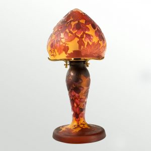 LAMPE de table champignon en verre multicouche