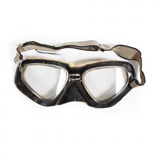 Vintage Aviator Goggles – Leather Pilot Eyewear, Retro Motorcycle Flying Glasses, Steampunk Collectible