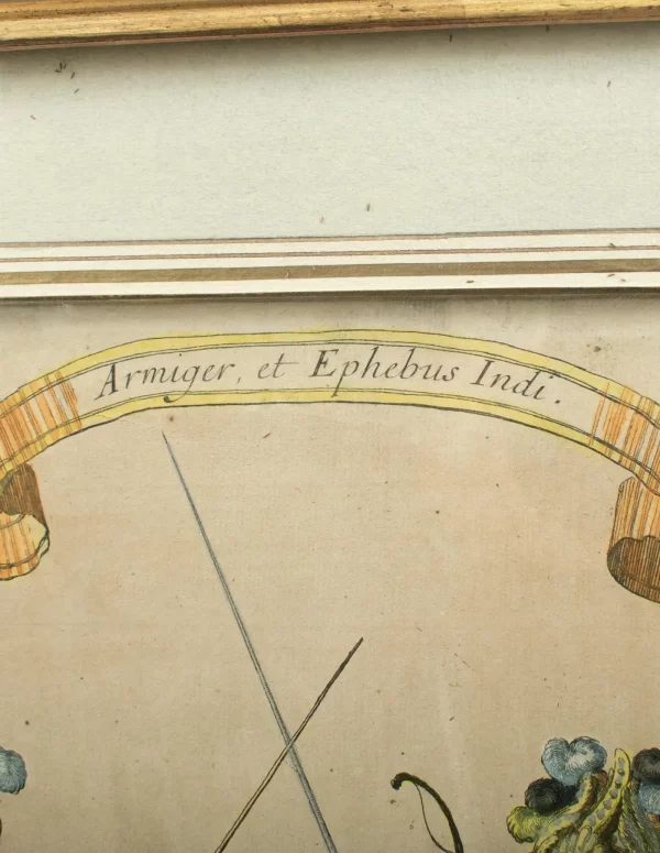 "Armiger et Ephebus Indi" — Hand-Coloured Engraving - Grand Carrousel 1662 - Image 6