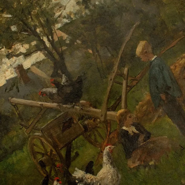 Auguste DURST (French 1842-1930). Oil on Canvas - post impressionist - Image 3