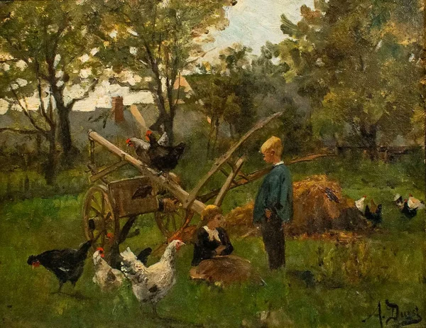 Auguste DURST (French 1842-1930). Oil on Canvas - post impressionist - Image 2