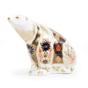 Royal Crown Derby Polar Bear – Imari Bone China Paperweight