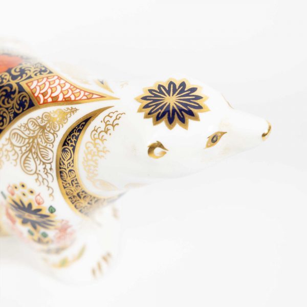 Royal Crown Derby Polar Bear – Imari Bone China Paperweight - Image 6