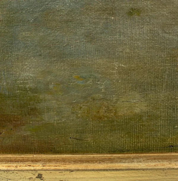 VENETIAN PORT by Lasson Oil on Canvas Signed, late 19 century - Image 9