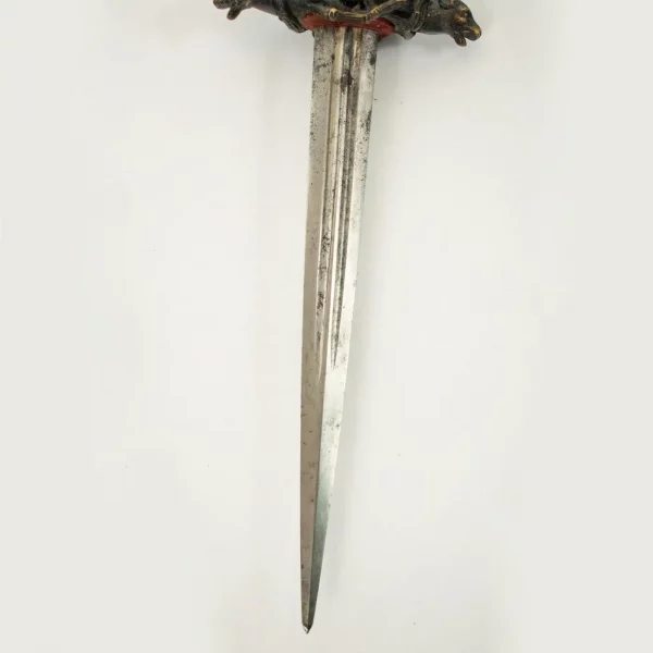 AMERICAN THEMED Romantic Dagger - early to mid 19th century - Spanish - Image 3