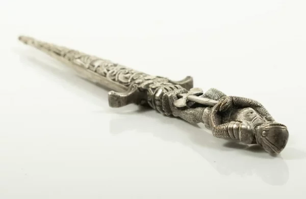 Small Figural Romantic Dagger - late 19th century - Image 8