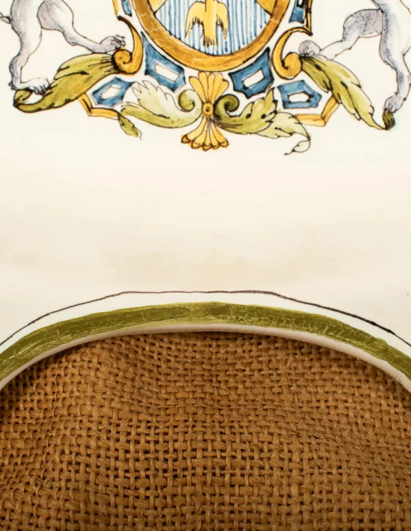 French Porcelain Shaving Dish, “Italien à Moustiers”, Early 20th Century - Image 5
