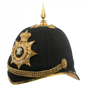 Victorian HOME SERVICE HELMET of the WELSH REGIMENT