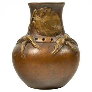 Henri-Laurent DESROUSSEAUX (1862-1906), L'Isle Adam: French Art Nouveau Vase