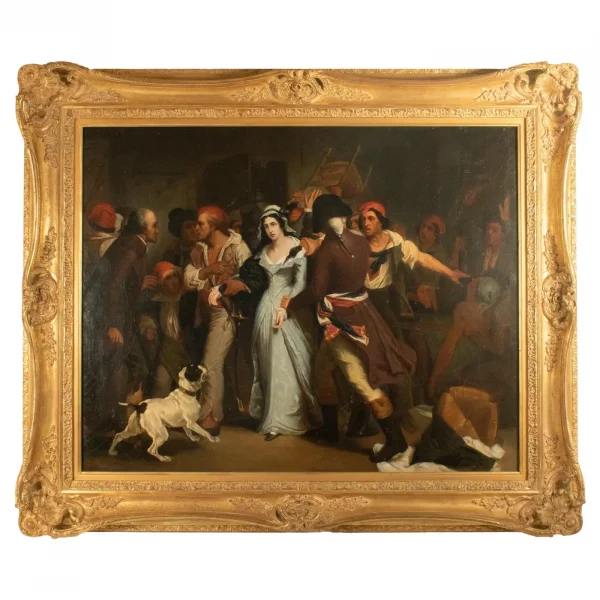 Original H Scheffer, Charlotte Corday, c.1830 - Estate of Severin Wundermann
