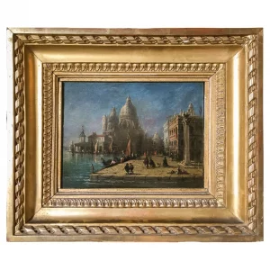 Venetian Capriccio, Santa Maria della Salute - Italian School, 18th century