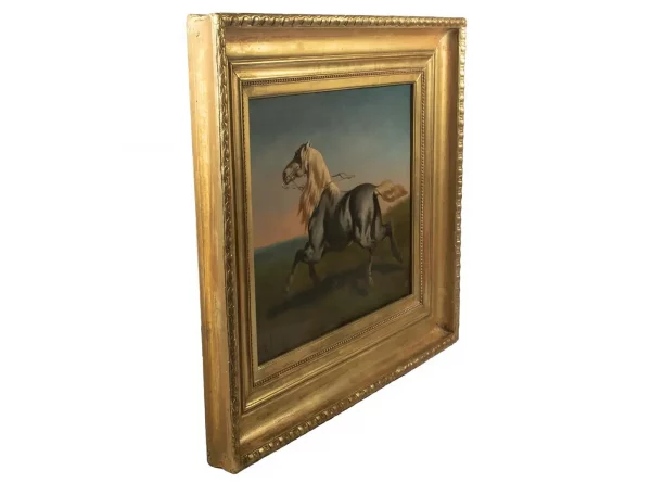 Théodore Fort (French 1810–1896) – Oil on Canvas – LOOSE HORSE - Image 6