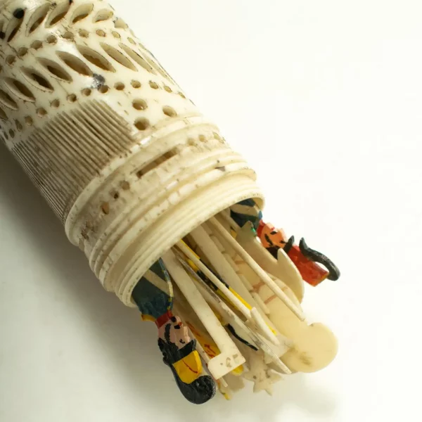 Rare & Intricate Prisoner-of-war Carved Bone Gaming Set, circa late 18 century - Image 4