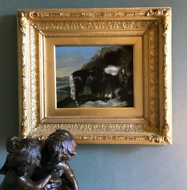 John Frederick II HERRING (1815-1907) - Young boy with a pony and his dogs - Image 4
