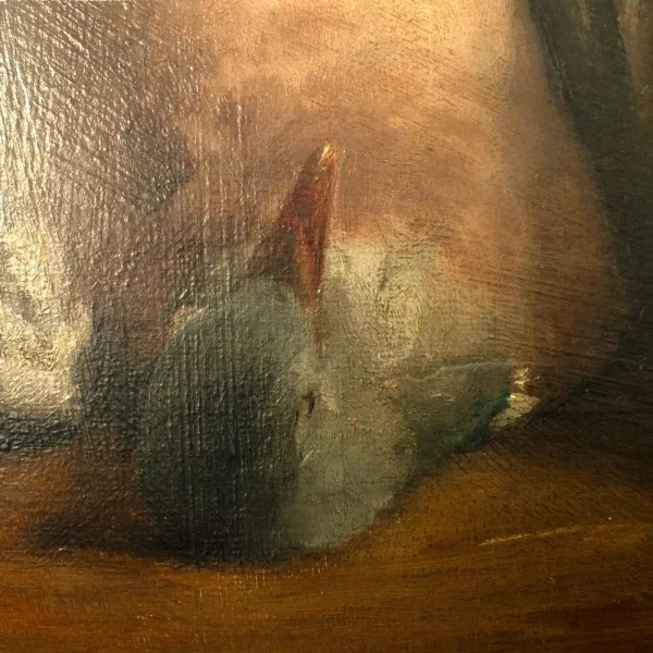 Still life "AFTER THE SHOOT" H Tickner (British) dated 1901, oil on canvas - Image 7