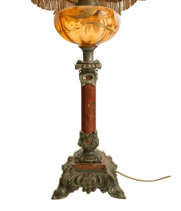 ART NOUVEAU PETROL LAMP converted - French - Image 2