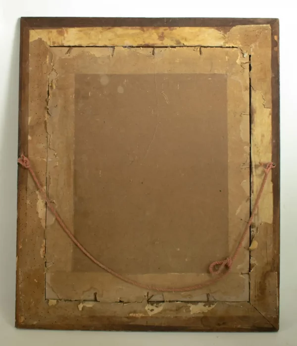 DATED 1912 PORTRAIT PHOTOGRAPH in oak frame - French, signed - Image 4