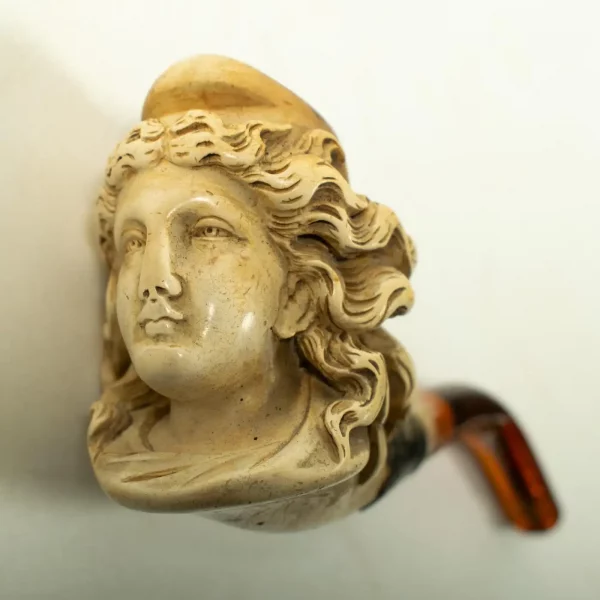 FRENCH MEERSCHAUM PIPE with case - 19th Century - Image 6