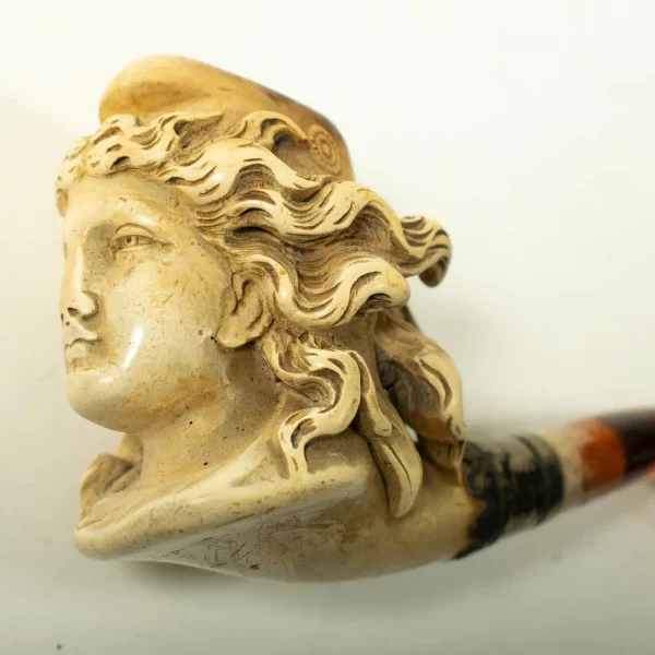 FRENCH MEERSCHAUM PIPE with case - 19th Century - Image 4