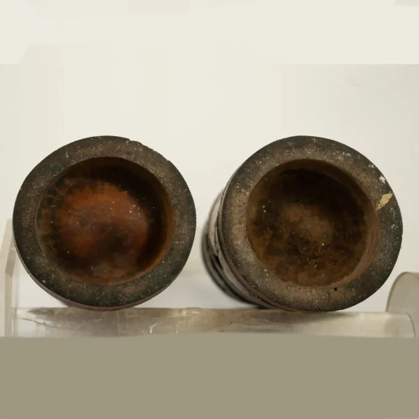 Pair of CHINESE BAMBOO BRUSH POTS - Image 7