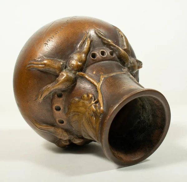 Henri-Laurent DESROUSSEAUX (1862-1906), L'Isle Adam: French Art Nouveau Vase - Image 2