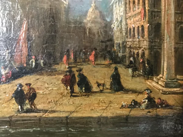 Venetian Capriccio, Santa Maria della Salute - Italian School, 18th century - Image 2