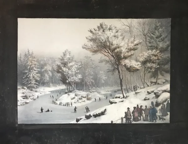 Pair of Double-Sided 19th Century European Watercolours – Paris, Venice - Image 3