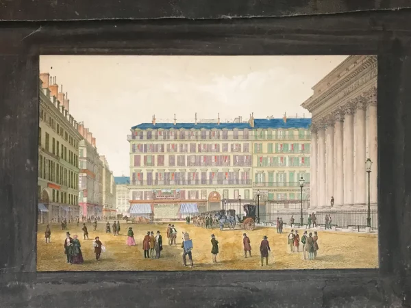 Pair of Double-Sided 19th Century European Watercolours – Paris, Venice - Image 5