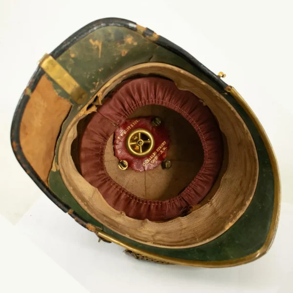 Victorian HOME SERVICE HELMET of the WELSH REGIMENT - Image 10