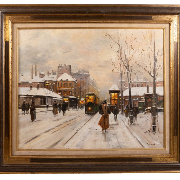 Paris in the snow