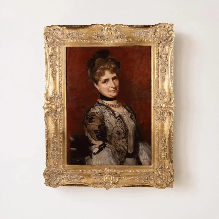 Circle of Carolus-Duran - French Belle Époque Portrait of a Lady, c. 1880–1900