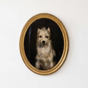 Portrait of a Dog (1856) By Louis Godefroy Jadin (1805–1882) – Dedicated To Hector Lefuel