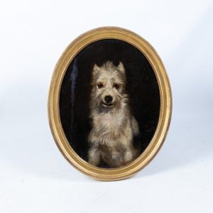 Portrait of a Dog (1856) By Louis Godefroy Jadin (1805–1882)